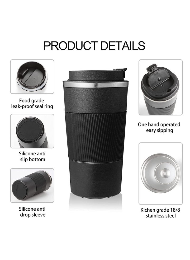 Travel Coffee Mug Stainless Steel Vacuum Ice and Hot Drinks Insulated Tumbler for Home Office Outdoor Works - Image 2